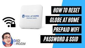 to reset globe at home prepaid wi fi