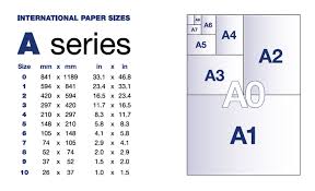 43 Clean Paper Size Chart For Printing