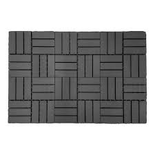 Wood Grain Deck Tile T1 Black 4 9m2