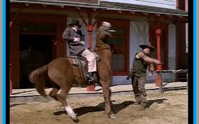 Even Big Guys Cry - Mongo punching horse. From 'Blazing Saddles' | Facebook
