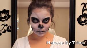 scary skull halloween makeup tutorial