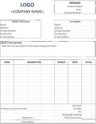 Receipt For Services Rendered Template 17 Service Receipt Templates