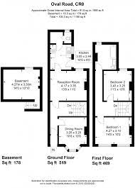 Floor Plan For 2 Bedroom Terraced House