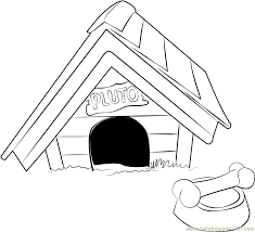 Printable games and manga characters coloring pages. Dog House Drawing Bilscreen