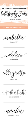 Download free calligraphy fonts at urbanfonts.com our site carries over 30,000 pc fonts and mac fonts. My Top 5 Favorite Hand Lettered Calligraphy Fonts Font Pairings Mariah Althoff Graphic Design Freelancing Tips