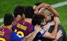 Futbol club barcelona, commonly referred to as barcelona and colloquially known as barça, is a catalan professional football club based in b. Barca Players Bid Emotional Farewell To Guardiola Photos News Firstpost