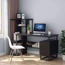 Walmart.com has the computer desk corner tower w/ keyboard shelf for $99.00. Tribesigns Computer Desk With Drawers 57 Inches Functional Writing Desk With Corner Tower Shelves Works As Home Office Compact Workstation Desk For Small Space Black Walmart Com Walmart Com
