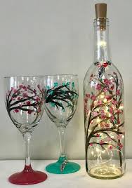 Wine Glass Set At The Saratoga Winery