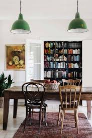 dining table with mismatched chairs a