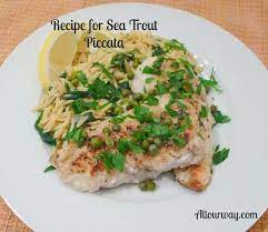 spotted seatrout piccata recipe with