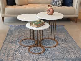 Marble Coffee Table Matte Gold Legs