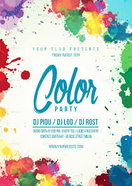 The Color Party Flyer Template