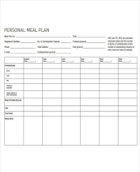 10 Diet Plan Templates Free Sample Example Format