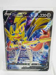 Spend over $150 and get free shipping! Zacian V Full Art Zacian V Full Art Swsh01 Sword Shield Base Set Pokemon Online Gaming Store For Cards Miniatures Singles Packs Booster Boxes