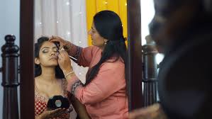 indian bridal makeup stock video