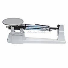 weighing objects triple beam balance