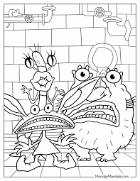 20 nickelodeon coloring pages free pdf