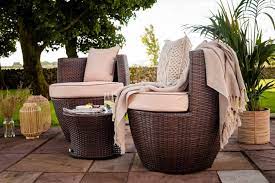 Orlando Outdoor Rattan Stack Set Brown