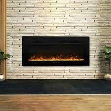 40 Electric Fireplace Insert Wall