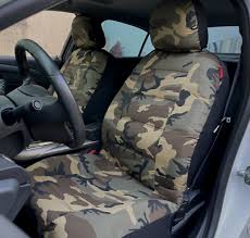Camo Canvas Seat Covers For Honda Civic