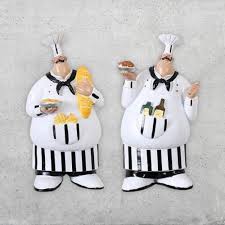Italian Chef Figurines Art Hanging