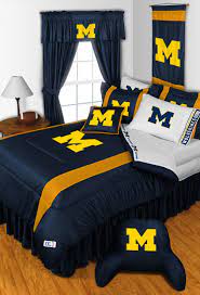 ncaa michigan wolverines bedding and