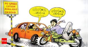 cartoonists spread road safety message