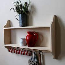 Wall Shelving Unit With Small Shaker