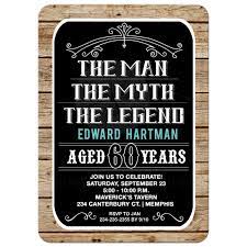 Happy 60th birthday to my beloved friend. Man Myth Legend 60th Birthday Invitation 60 Year Old Man Birthday Invite