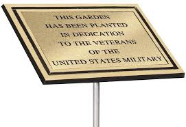 Cast Aluminum Bronze Outdoor Plaque