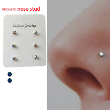After a nose piercing, what comes next? 6 Pcs Of Magnetic Nose Stud Non Piercing Nose Lip Labret Stud Magnet Tragus Helix Body Jewelry Body Jewelry Aliexpress