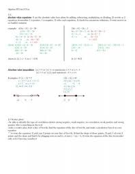 Algebra Ii Unit 2 Test Review