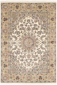 hand knotted silk wool ivory rug