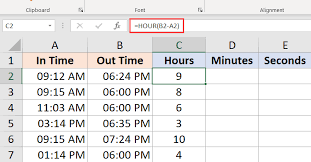 Calculate Time In Excel Time