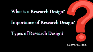 what is a research design importance