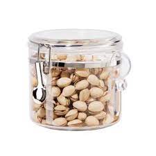 A set of canisters to perk up your countertops with a modern touch while keeping your dry foods neatly preserved and fresh. Oggi Acrylic Canister Set With Spoons 4 Pieces Walmart Com Walmart Com