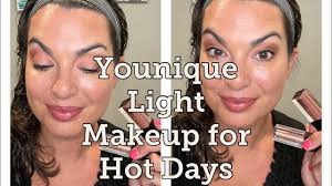 younique light makeup for hot days