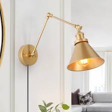 Transitional Swing Arm Wall Lamp