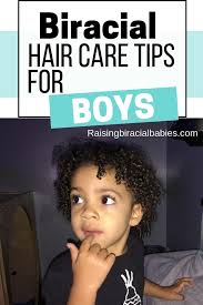 biracial boy hair care