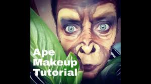 monkey makeup tutorial facepainting