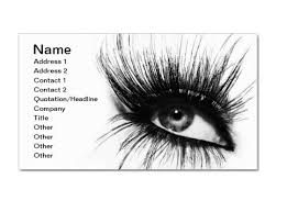 makeup artist business card sles