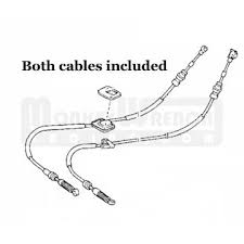 toyota oem shifter cable pair corolla