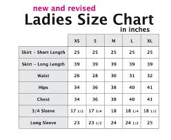 21 Described Size Chart For Skirts