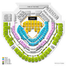 Up To Date Petco Park Seating Chart With Row Numbers