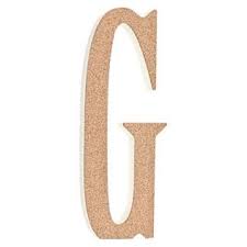 Twelve Timbers Cork Letter G On Popscreen