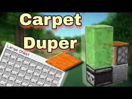 minecraft 1 19 best carpet duper