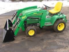 garden tractor frond end loader