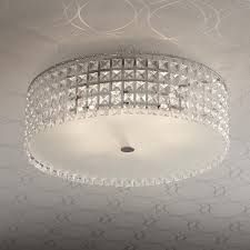 Bazz 6 Light Steel And Chrome Ceiling