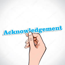 Acknowledgement word in hand Stock Vector Image by ©designwork07 #24284603