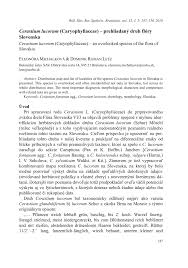 (PDF) Cerastium lucorum (Caryophyllaceae) – prehliadaný druh ...